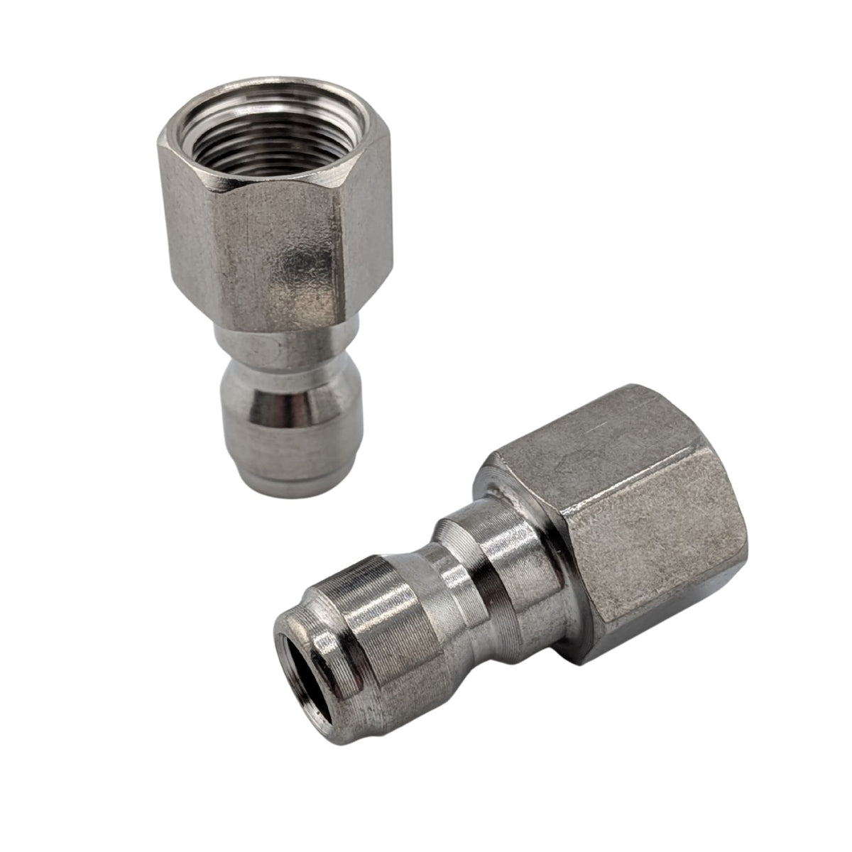2 pack pressure washer adapter, 1/4 inch female NPT quick connect plug