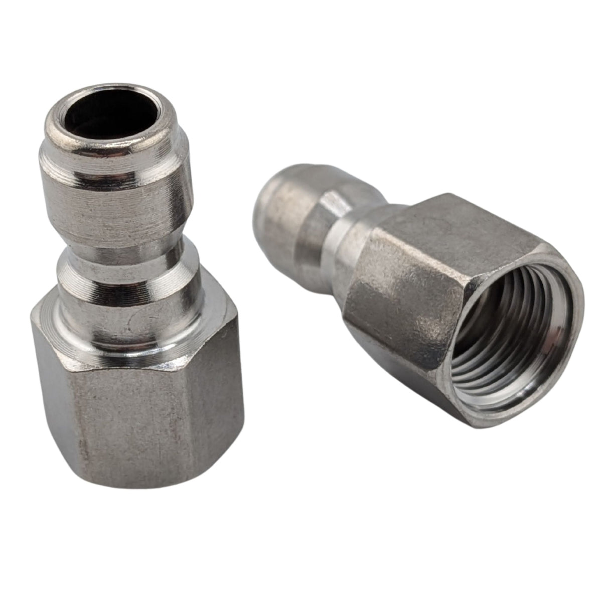 2 pack pressure washer adapter, 1/4 inch female NPT quick connect plug