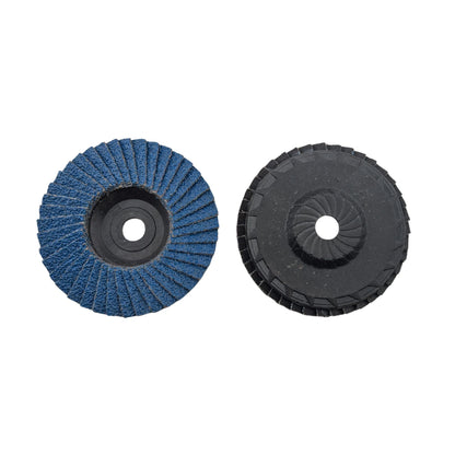 10 pack 40 to 120 grit flap discs for 76mm angle grinders