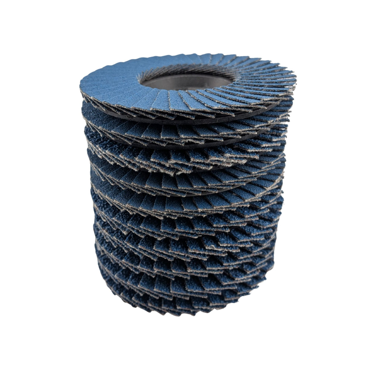 10 pack 40 to 120 grit flap discs for 76mm angle grinders