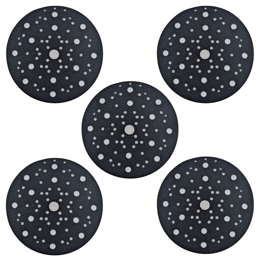 5 pack 5mm foam interface pad savers, 72 holes, for Mirka 8295600111