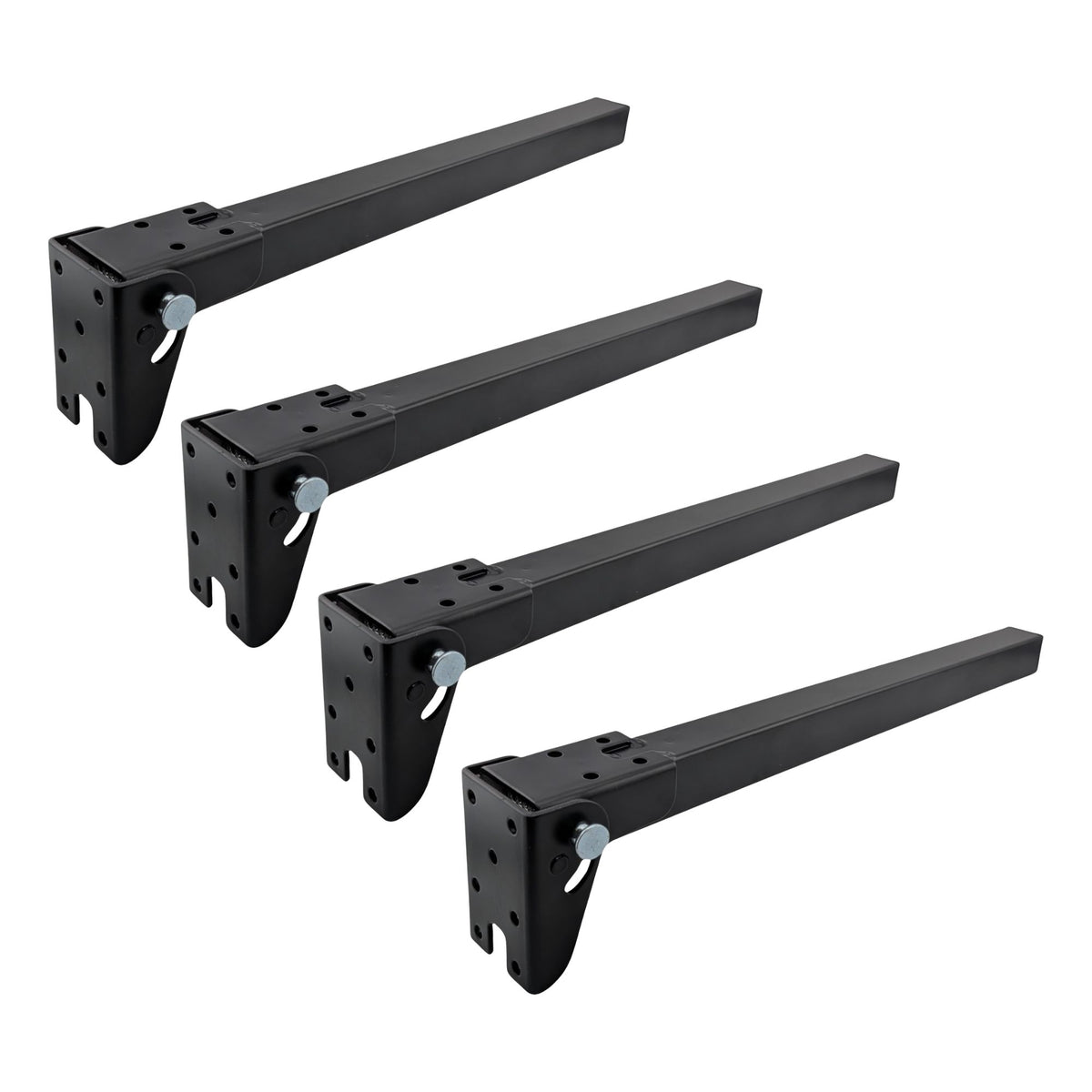 Set of 4 folding metal table legs, 35cm