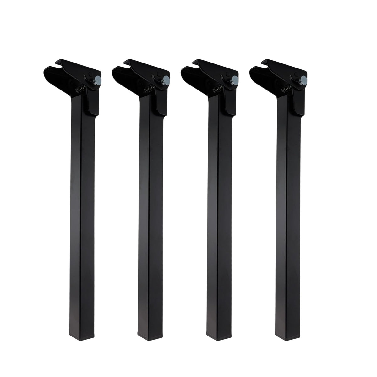 Set of 4 folding metal table legs, 35cm
