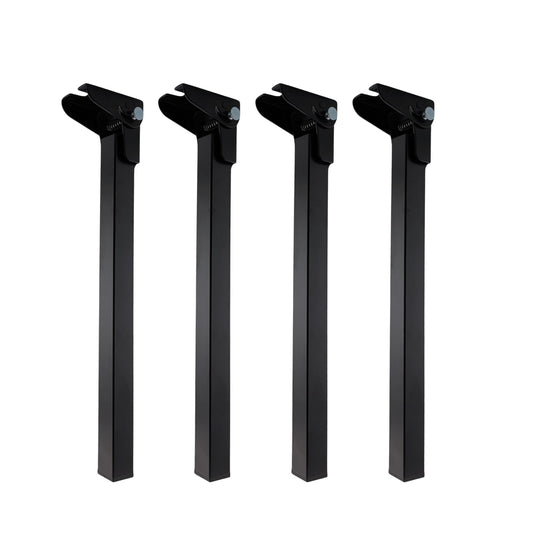 Set of 4 folding metal table legs, 35cm