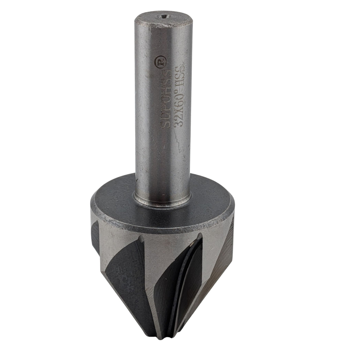 32mm 60 degree straight shank chamfer countersink milling cutter