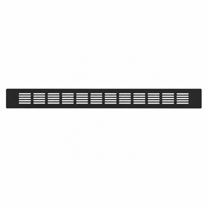 4 pack rectangular aluminium alloy mesh ventilation grilles, 500x50mm