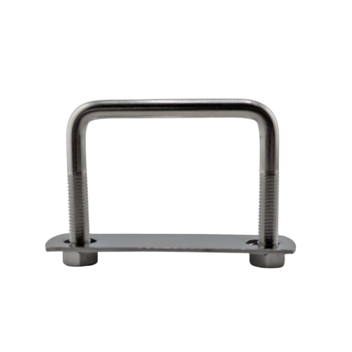 6 pack M8 square U-bolts with nuts and plates, 62mm inner width, 60mm length