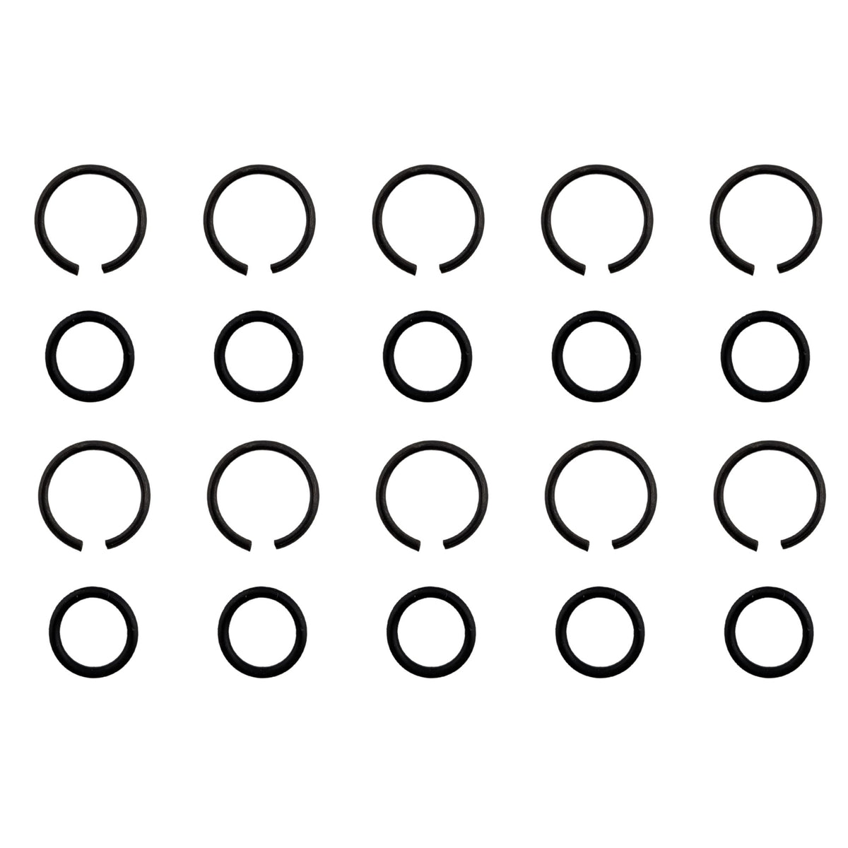 10 sets socket retainer rings with O-rings for 3/8 inch impact wrench ratchet