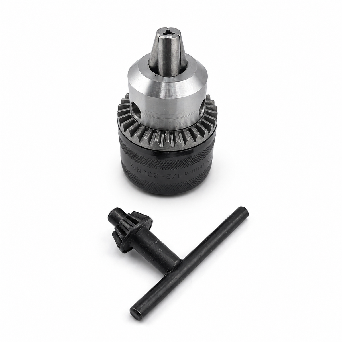 SDS to 1/2 inch drill chuck adaptor, 3 to 16mm, with chuck key
