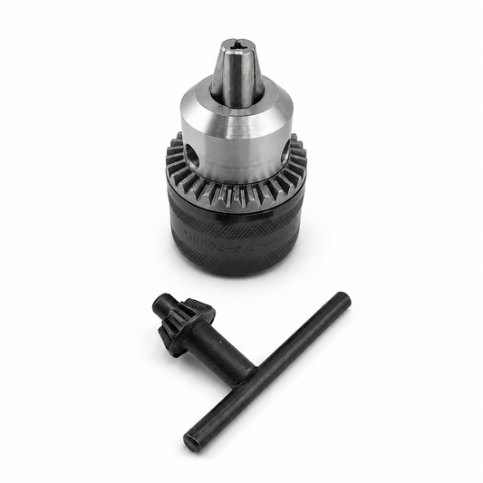 SDS to 1/2 inch drill chuck adaptor, 3 to 16mm, with chuck key