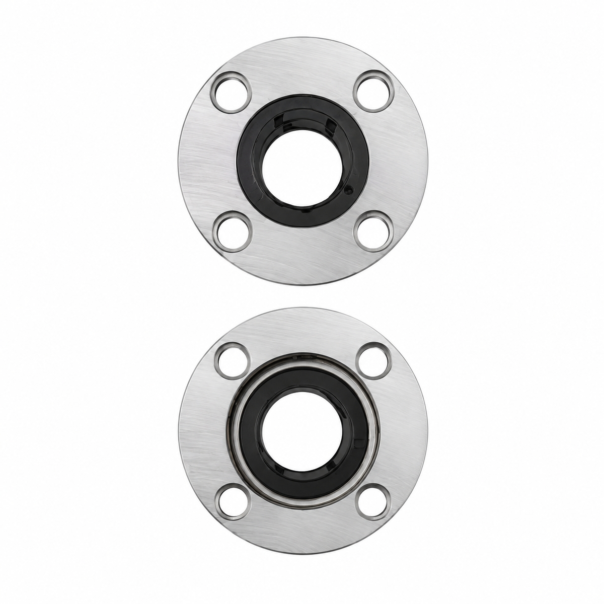 2 LM20UU round flange linear ball bearings, 20mm bore, 32mm OD, 42mm long